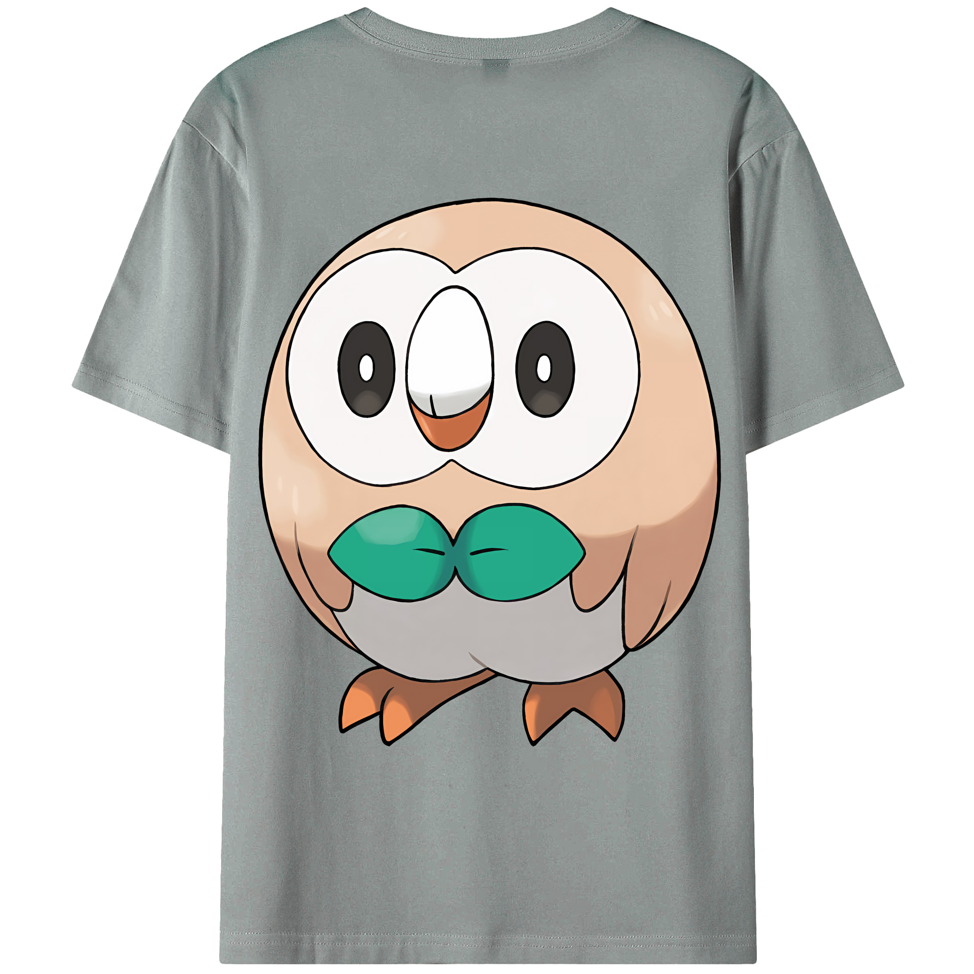 （画像用） ポケットモンスター Pokémon 綿100％ メンズ半袖Tシャツ（バックプリント） 通気性